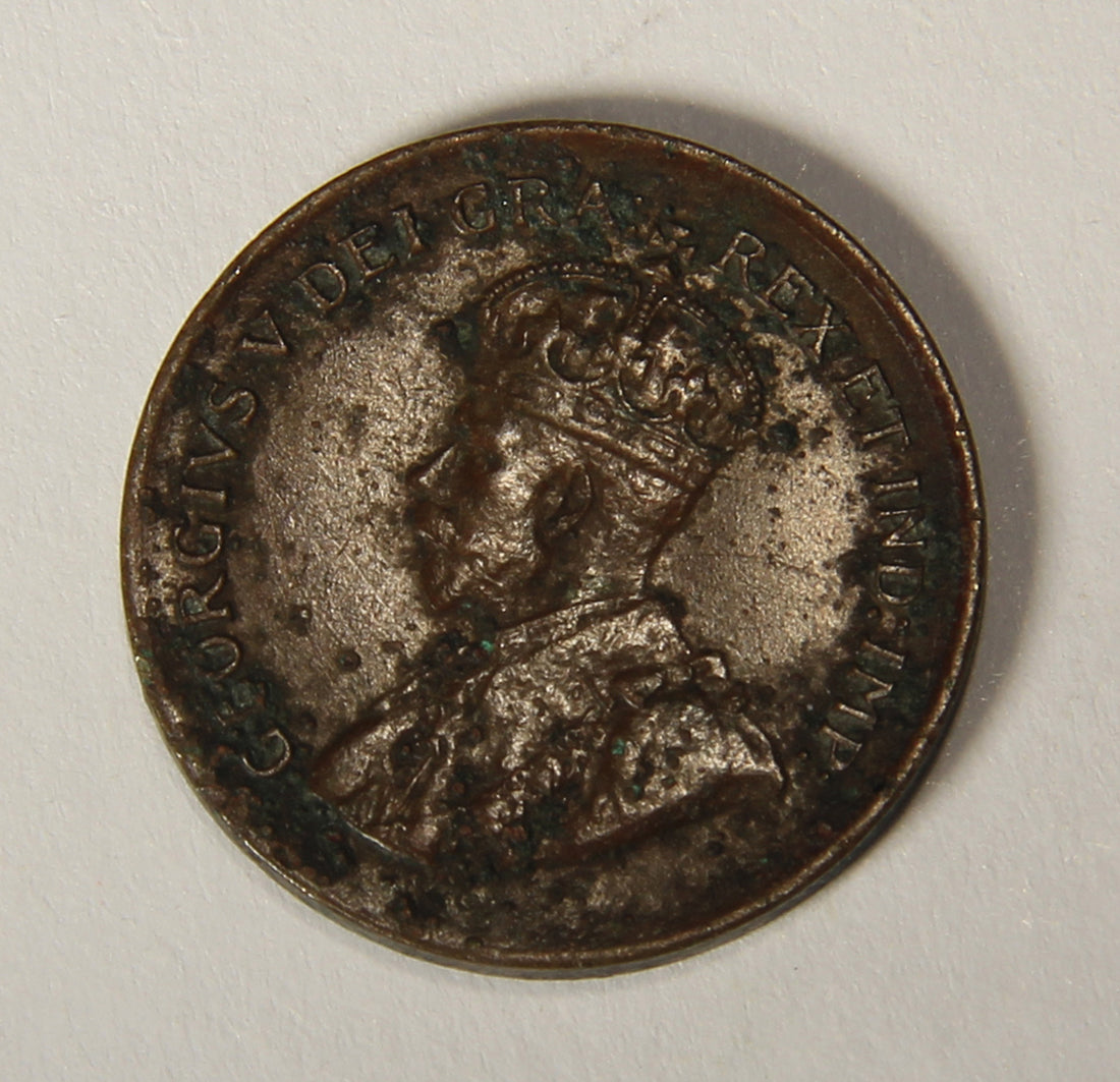 1927 Canada 1 Cent Small King George V - Copper Coin Small Cent L021894