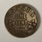 1928 Canada 1 Cent Small King George V - Copper Coin Small Cent L021896
