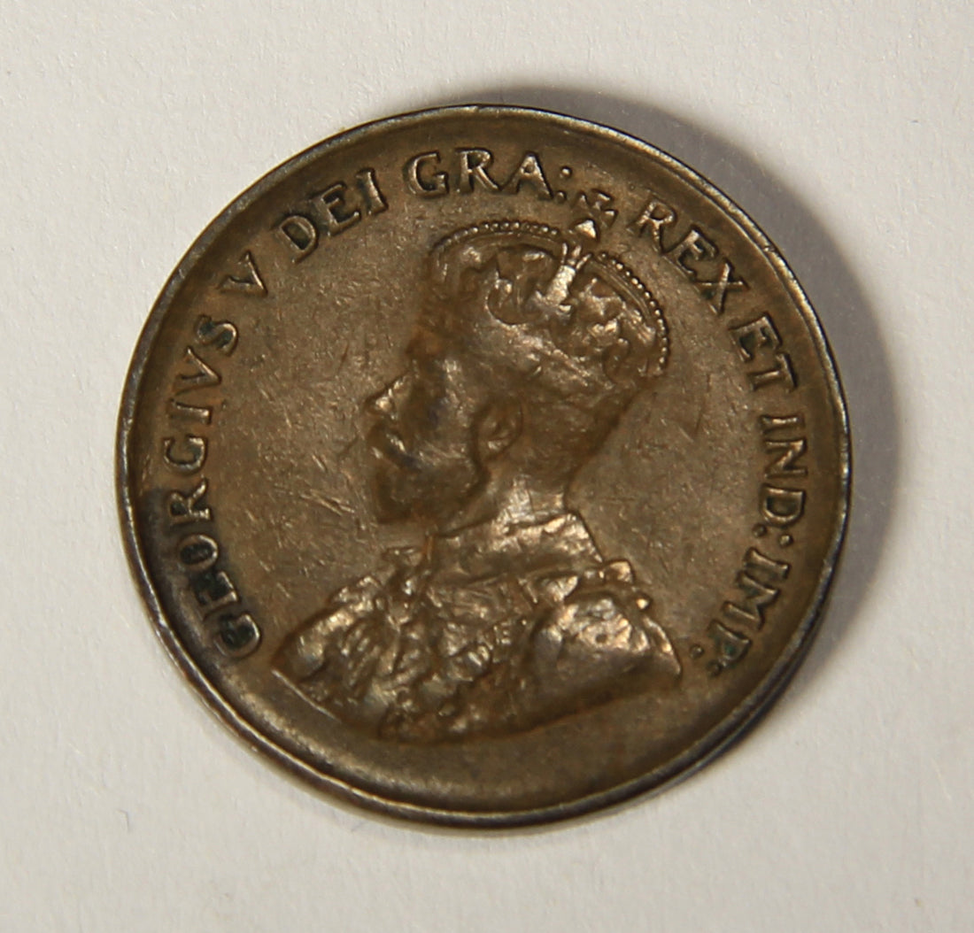 1929 Canada 1 Cent Small King George V - Copper Coin Small Cent L021897