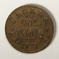 1931 Canada 1 Cent Small King George V - Copper Coin Small Cent L021899