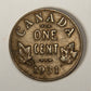 1931 Canada 1 Cent Small King George V - Copper Coin Small Cent L021899