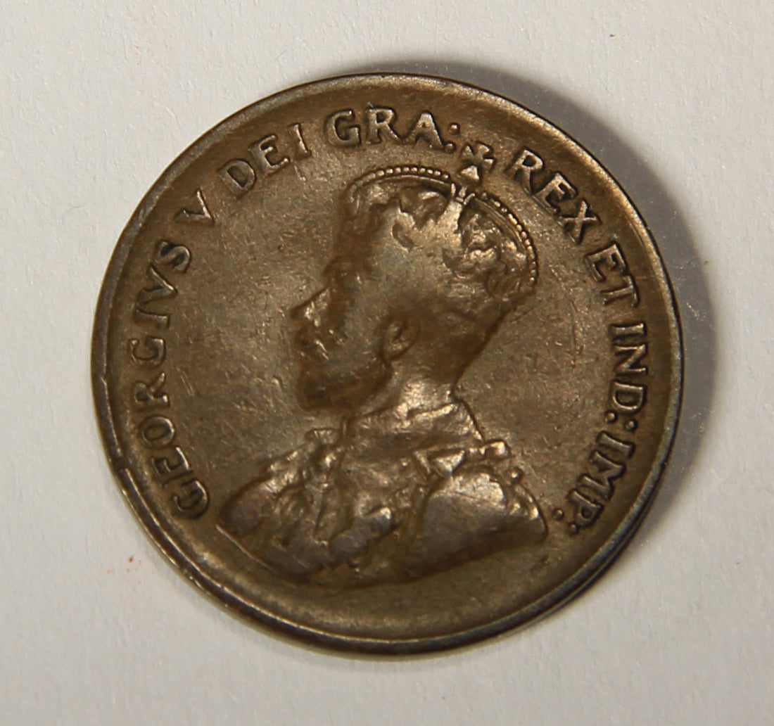 1931 Canada 1 Cent Small King George V - Copper Coin Small Cent L021899
