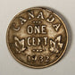 1932 Canada 1 Cent Small King George V - Copper Coin Small Cent L021900
