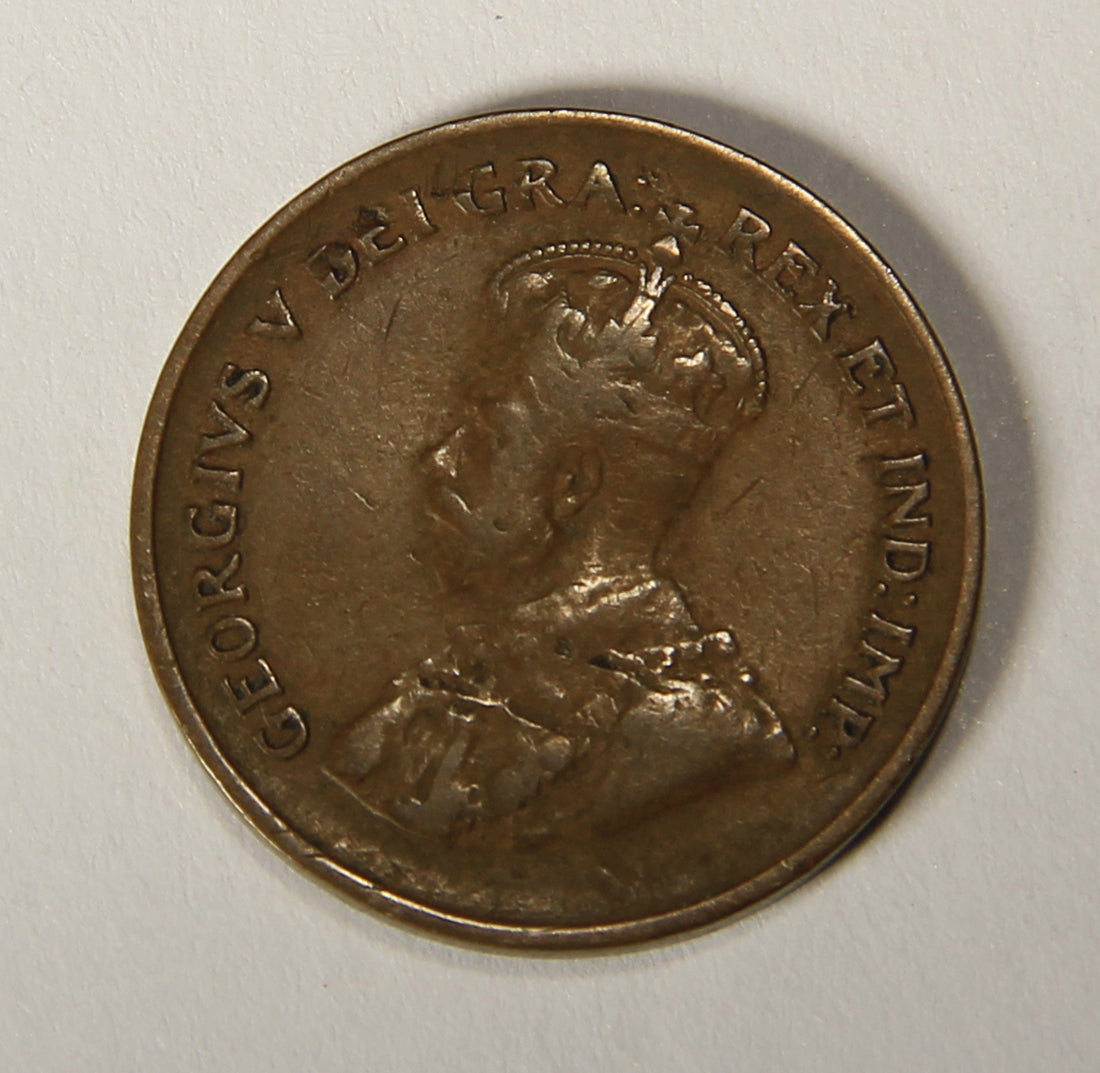 1932 Canada 1 Cent Small King George V - Copper Coin Small Cent L021900