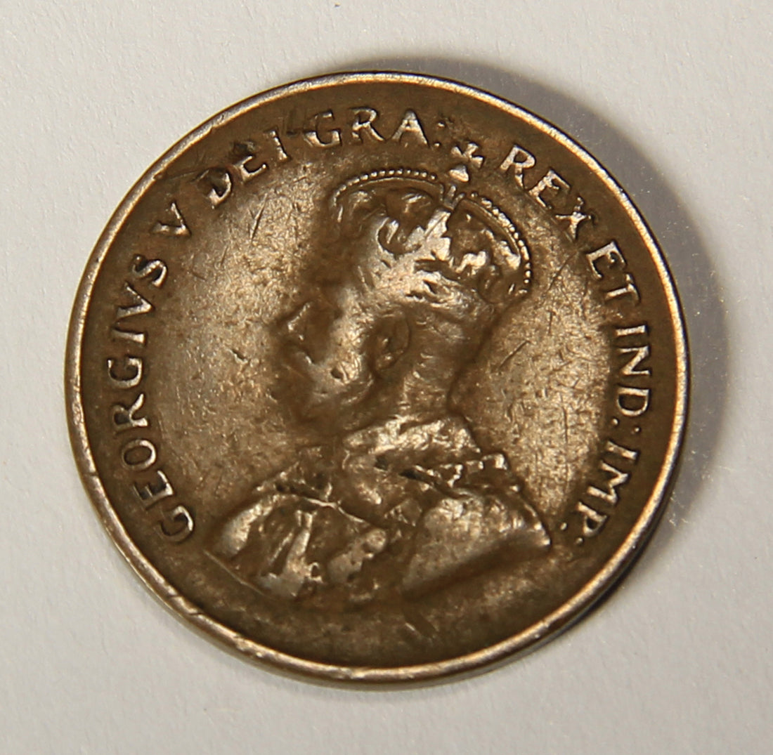 1932 Canada 1 Cent Small King George V - Copper Coin Small Cent L021900