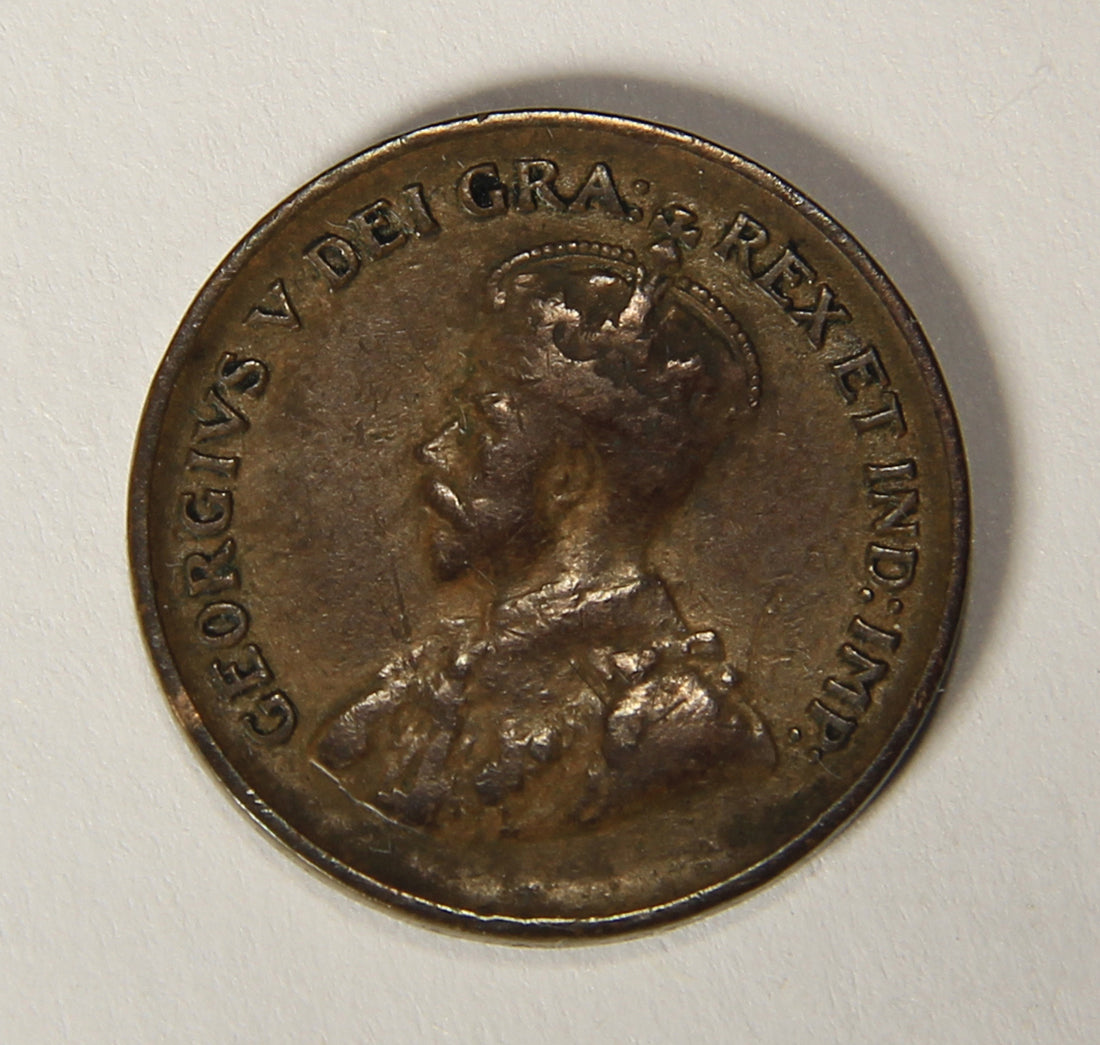 1932 Canada 1 Cent Small King George V - Copper Coin Small Cent L021901