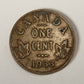 1933 Canada 1 Cent Small King George V - Copper Coin Small Cent L021903