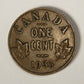 1935 Canada 1 Cent Small King George V - Copper Coin Small Cent L021904