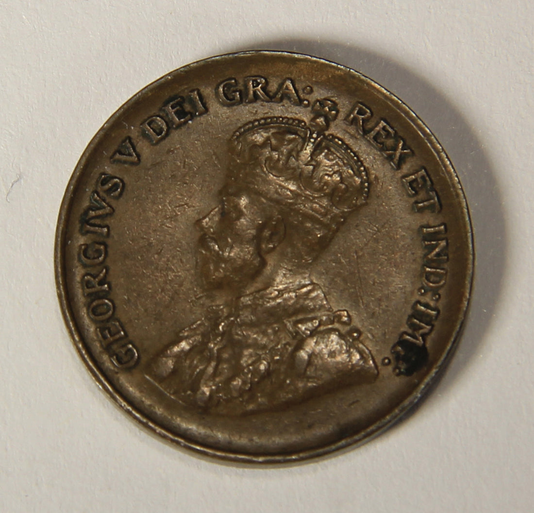 1935 Canada 1 Cent Small King George V - Copper Coin Small Cent L021904