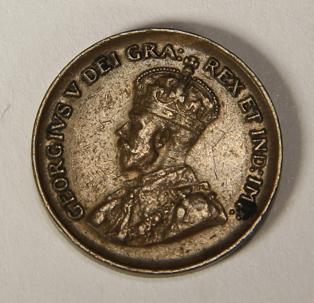 1935 Canada 1 Cent Small King George V - Copper Coin Small Cent L021904