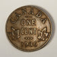 1936 Canada 1 Cent Small King George V - Copper Coin Small Cent L021905
