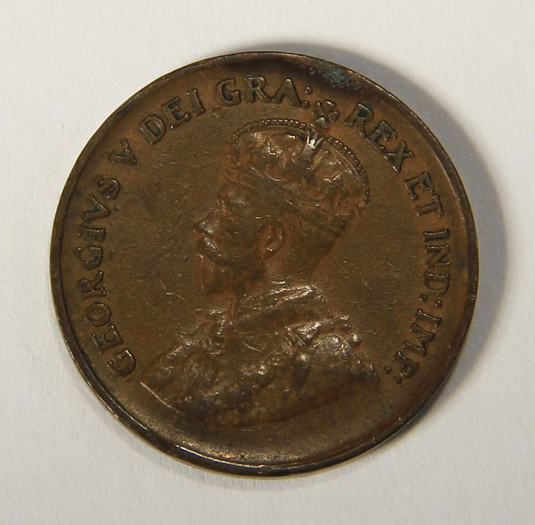 1936 Canada 1 Cent Small King George V - Copper Coin Small Cent L021905