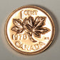 1978 Canada 1 Cent Small Queen Elizabeth II - Copper Coin Small Cent L021907