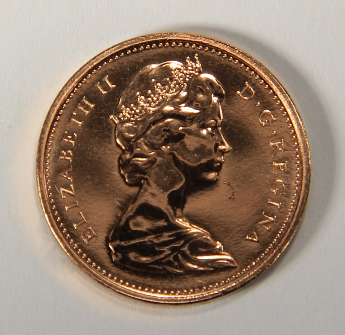 1978 Canada 1 Cent Small Queen Elizabeth II - Copper Coin Small Cent L021907
