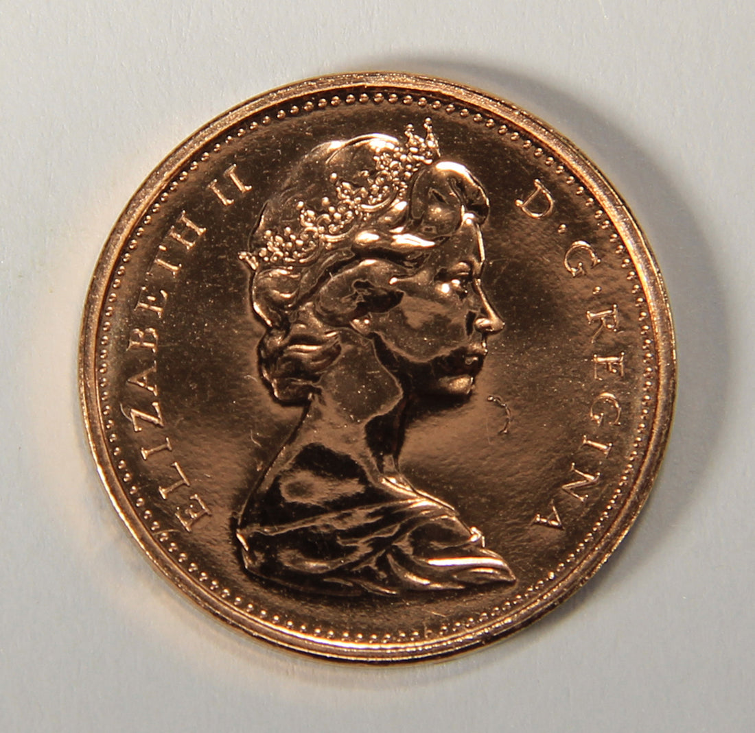 1978 Canada 1 Cent Small Queen Elizabeth II - Copper Coin Small Cent L021907