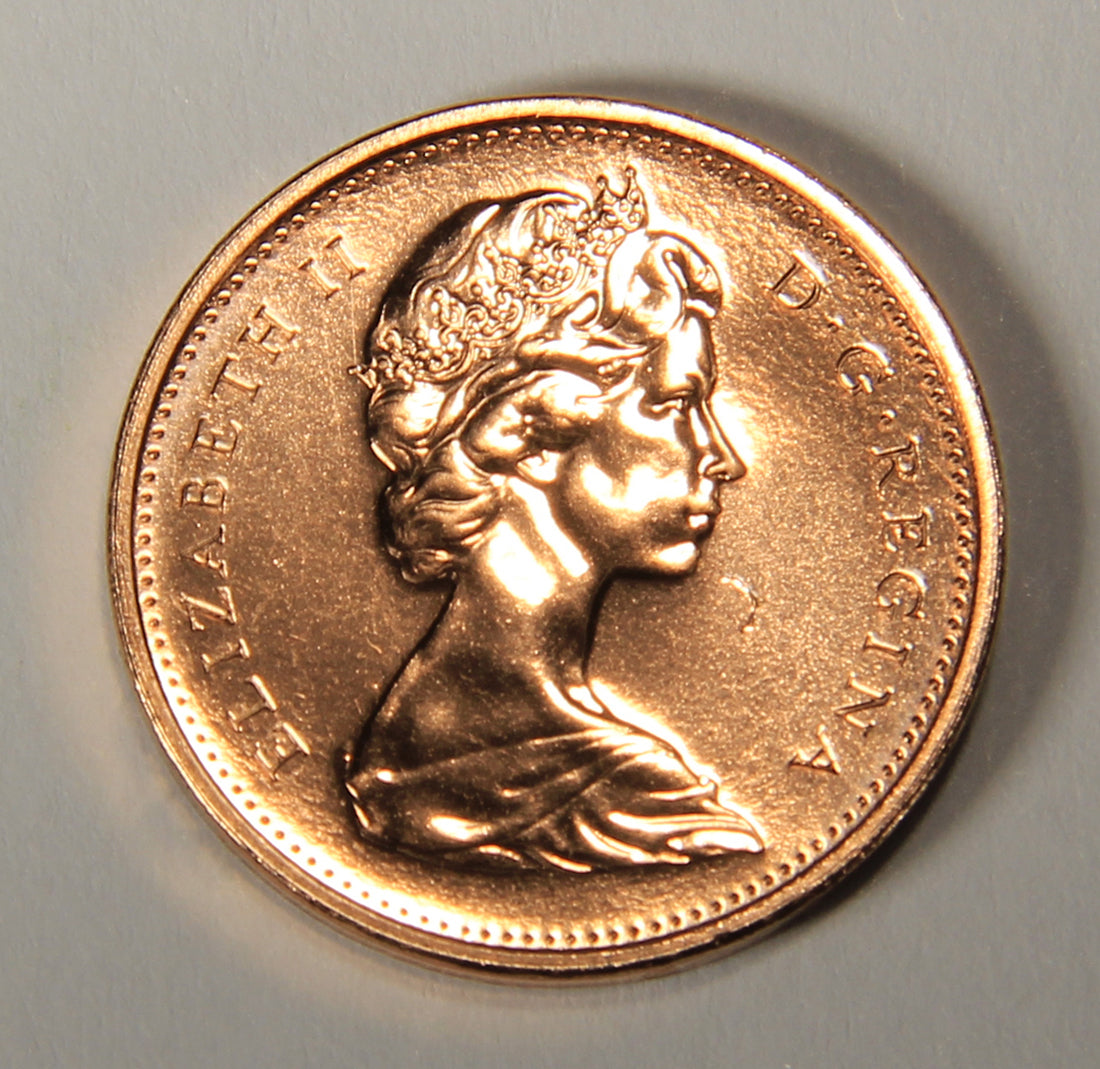 1978 Canada 1 Cent Small Queen Elizabeth II - Copper Coin Small Cent L021907