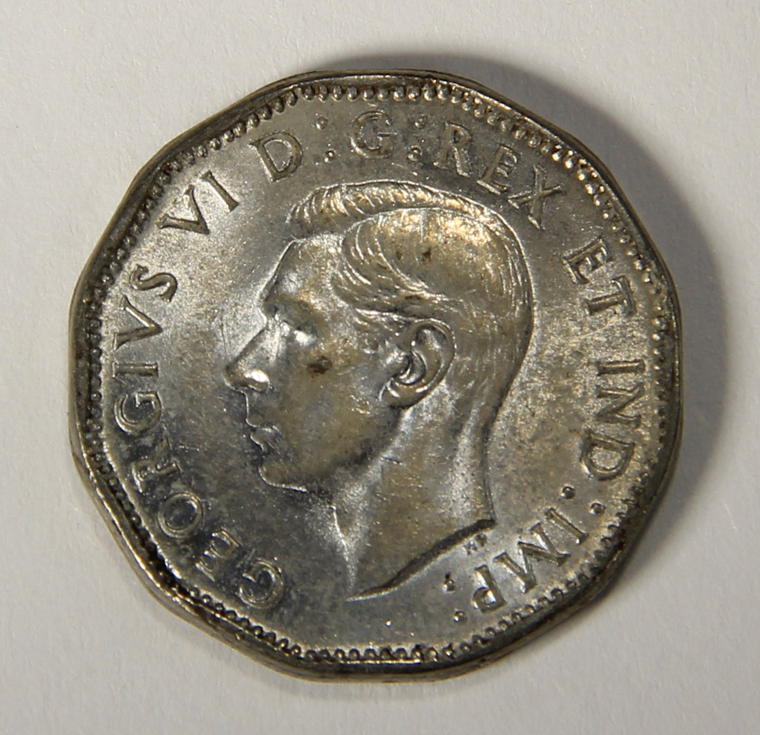 1944 Canada 5 Cents King George VI - Steel Coin Five Cents L021909