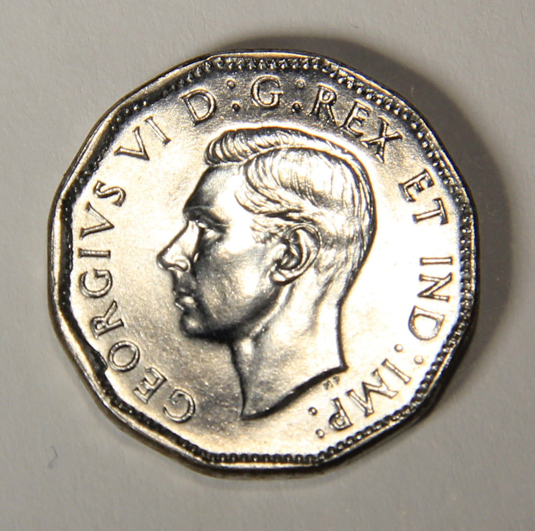 1945 Canada 5 Cents King George VI - Steel Coin Five Cents L021910