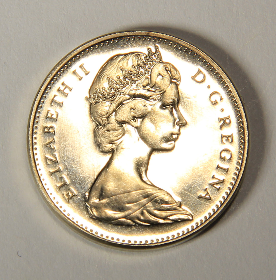 1967 Canada 5 Cents Snowshoe Rabbit Queen Elizabeth II - Nickel Coin Five Cents L021911