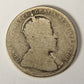 1909 Canada 25 Cents King Edward VII - Silver Coin .925 Twenty-Five Cents L021915