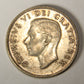 1951 Canada 50 Cents King George VI - Wide Date - Silver Coin .800 Fifty Cents L021919