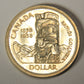 1958 Canada 1 Dollar Queen Elizabeth II - One Dollar Silver Coin .800 Totem L021921