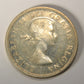 1958 Canada 1 Dollar Queen Elizabeth II - One Dollar Silver Coin .800 Totem L021921
