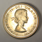 1958 Canada 1 Dollar Queen Elizabeth II - One Dollar Silver Coin .800 Totem L021921