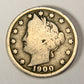 1900 United States 5 Cents Liberty Head Nickel Coin Five Cents L021923