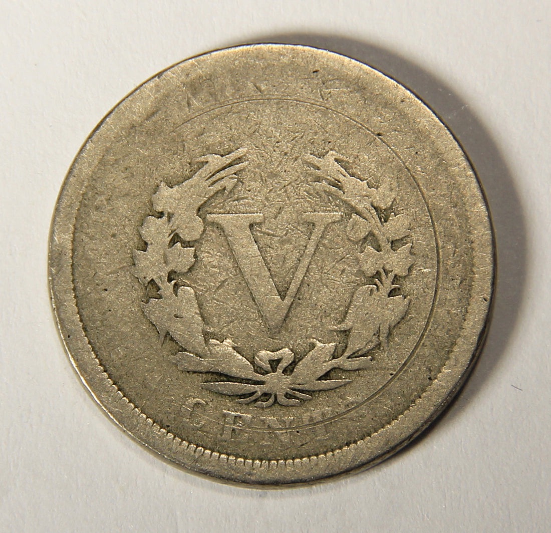 1900 United States 5 Cents Liberty Head Nickel Coin Five Cents L021923