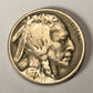 1927 United States 5 Cents Buffalo Nickel Coin Five Cents L021924