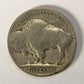 1927 United States 5 Cents Buffalo Nickel Coin Five Cents L021924