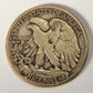 1945 United States 50 Cents Walking Liberty Half Dollar Silver Coin .900 DAMAGED L021926