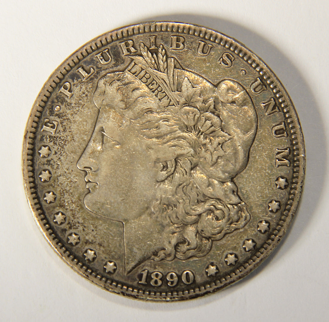 1890 United States 1 Dollar Morgan One Dollar Silver Coin .900 L021927