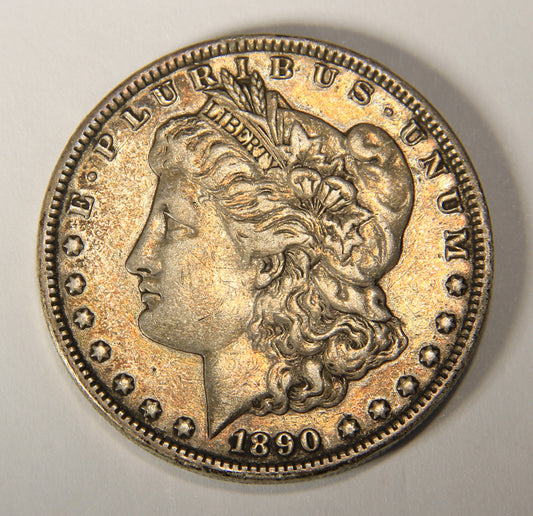 1890 United States 1 Dollar Morgan One Dollar Silver Coin .900 L021927