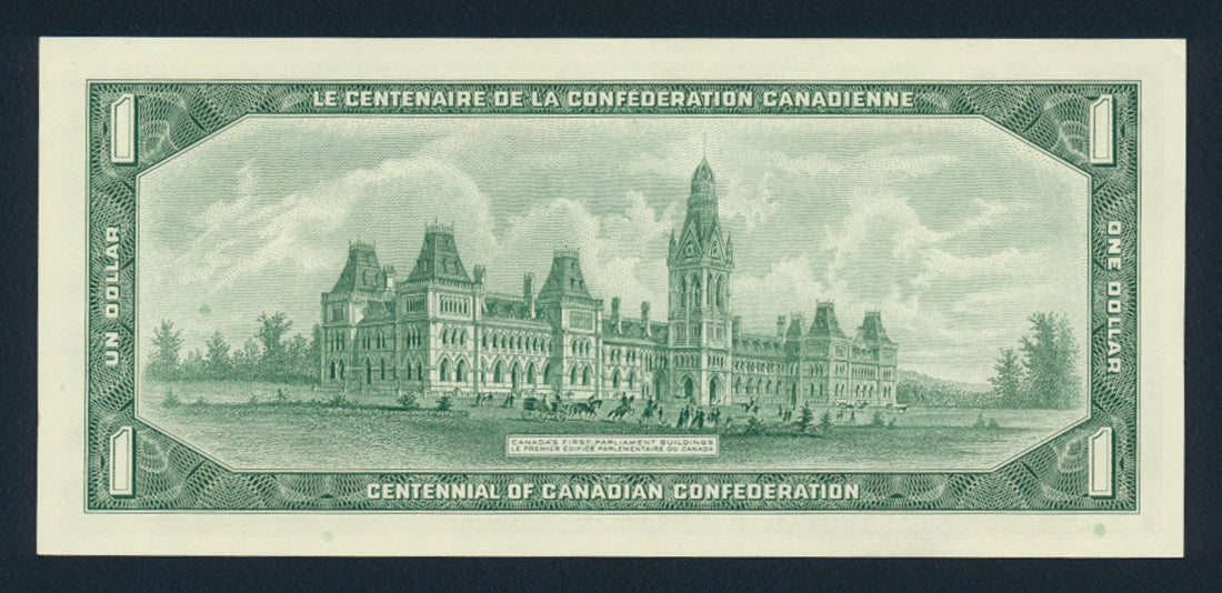Canada $1 Dollar 1967 BC-45a Banknote EF 1867-1967 Centennial NO SERIAL One Dollar L021929