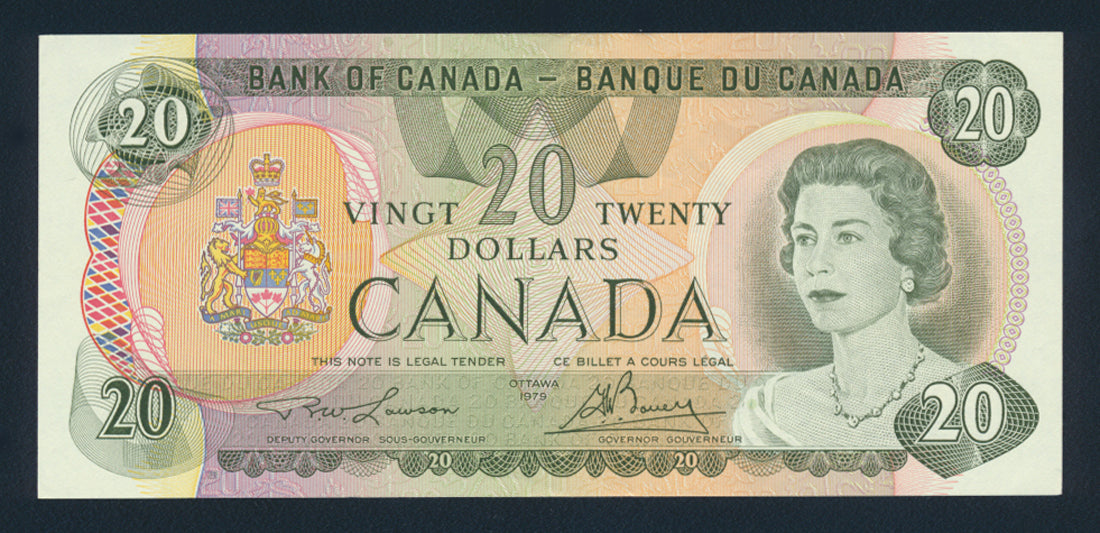 Canada $20 Dollars 1979 BC-54a Banknote EF - 50653277920 Twenty Dollars L021935