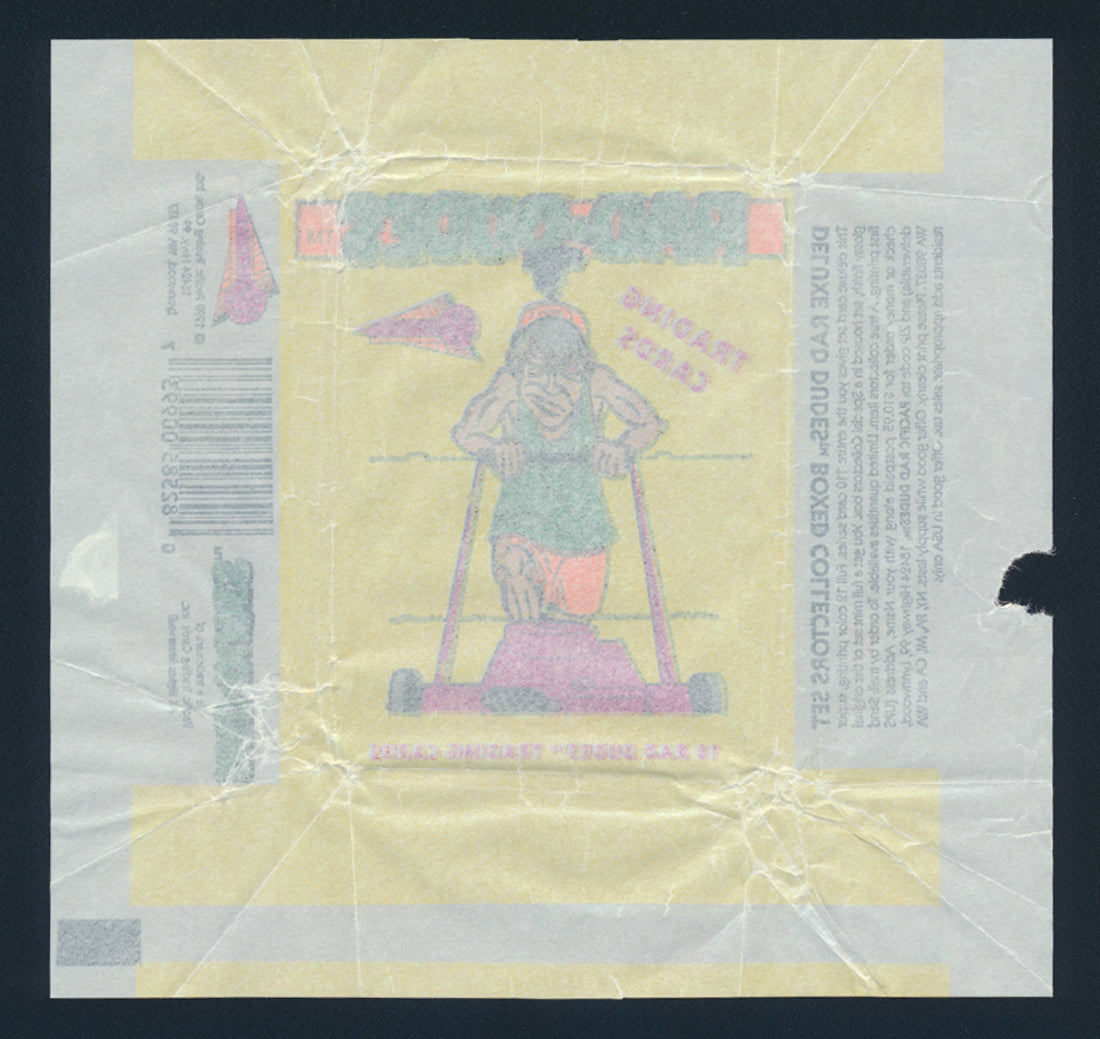 Rad-Dudes 1990 Trading Card Wax Wrapper Mad Mowin' Mike L021936
