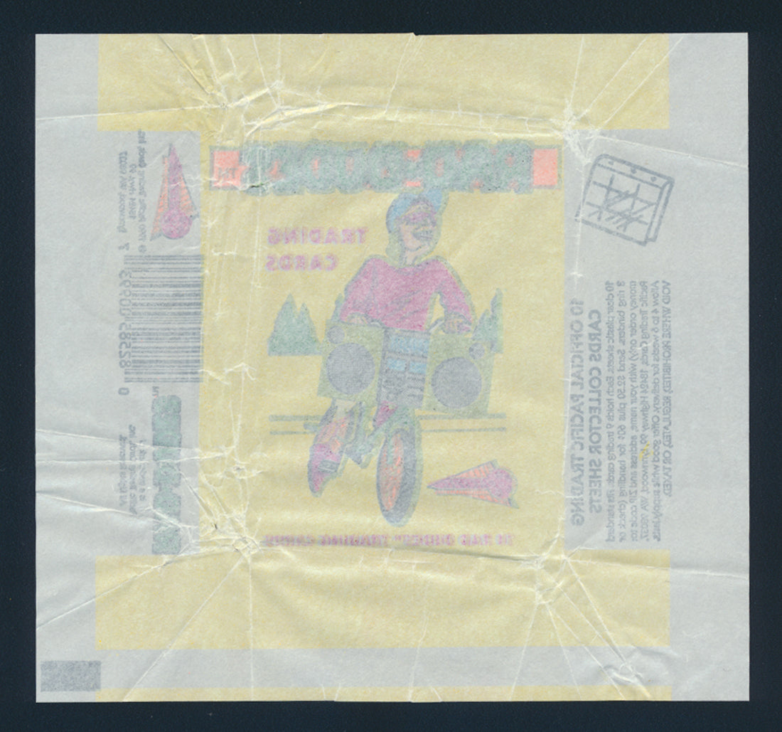 Rad-Dudes 1990 Trading Card Wax Wrapper Boom Box Bryan L021937