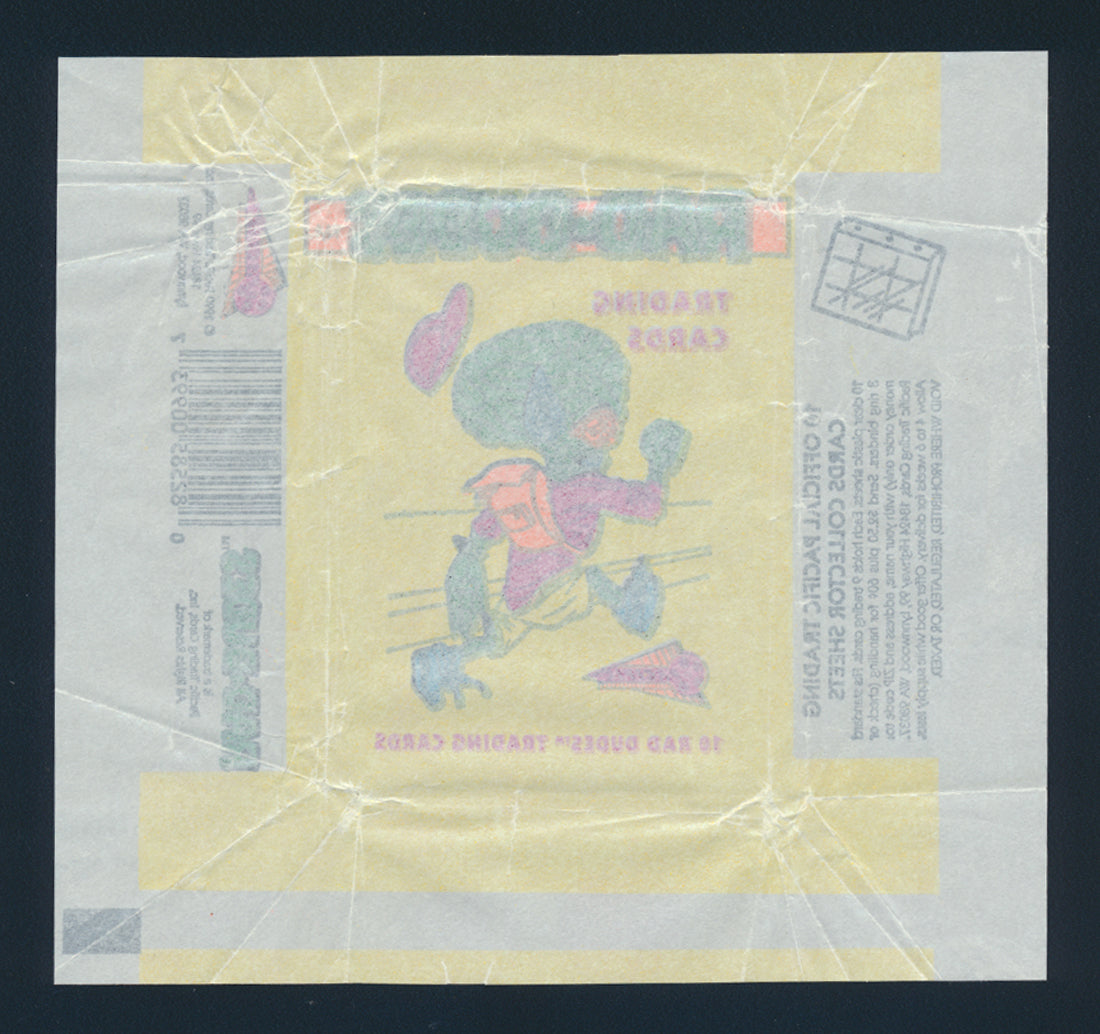 Rad-Dudes 1990 Trading Card Wax Wrapper Alien Exchange Student Al L021938