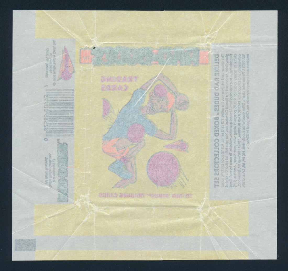 Rad-Dudes 1990 Trading Card Wax Wrapper Dodge Ball Doug L021939