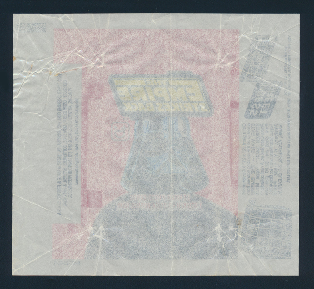Star Wars Empire Strikes Back Trading Card Wax Wrapper 1st Series Red V-2 Topps L021942