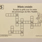 Aladdin 1993 Trading Card #5 Rajah Crossword Puzzle FRENCH Color-In Panini L021950