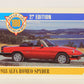 Dream Cars 2nd Edition 1992 Trading Card #25 - 1988 Alfa Romeo Spyder L021956