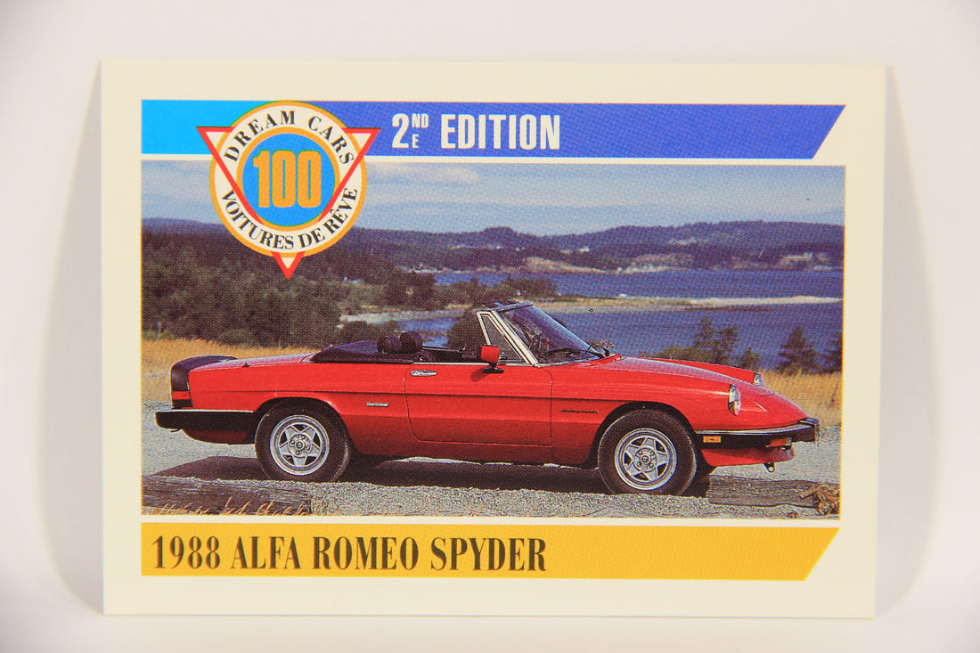 Dream Cars 2nd Edition 1992 Trading Card #25 - 1988 Alfa Romeo Spyder L021956