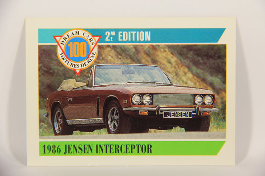 Dream Cars 2nd Edition 1992 Trading Card #49 - 1986 Jensen Interceptor L021958