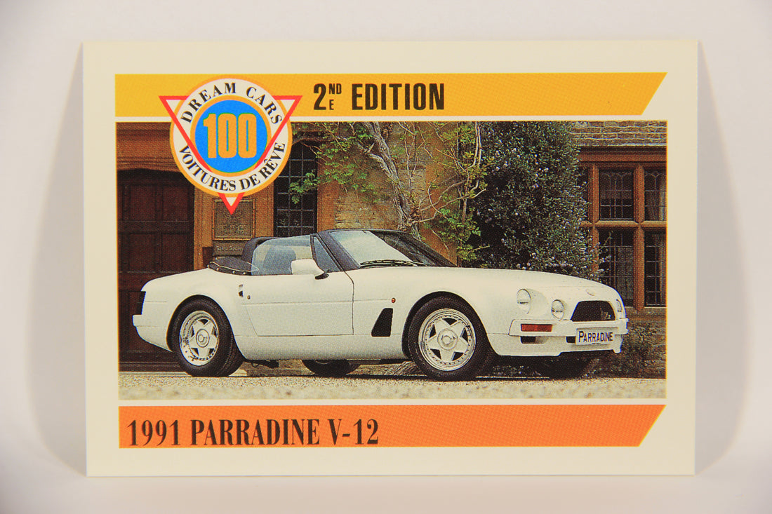 Dream Cars 2nd Edition 1992 Trading Card #65 - 1991 Parradine V-12 FR-ENG L021959