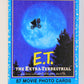 E.T. The Extra-Terrestrial 1982 Trading Card #1 Introduction ( Title Card ) ENG Topps L021963