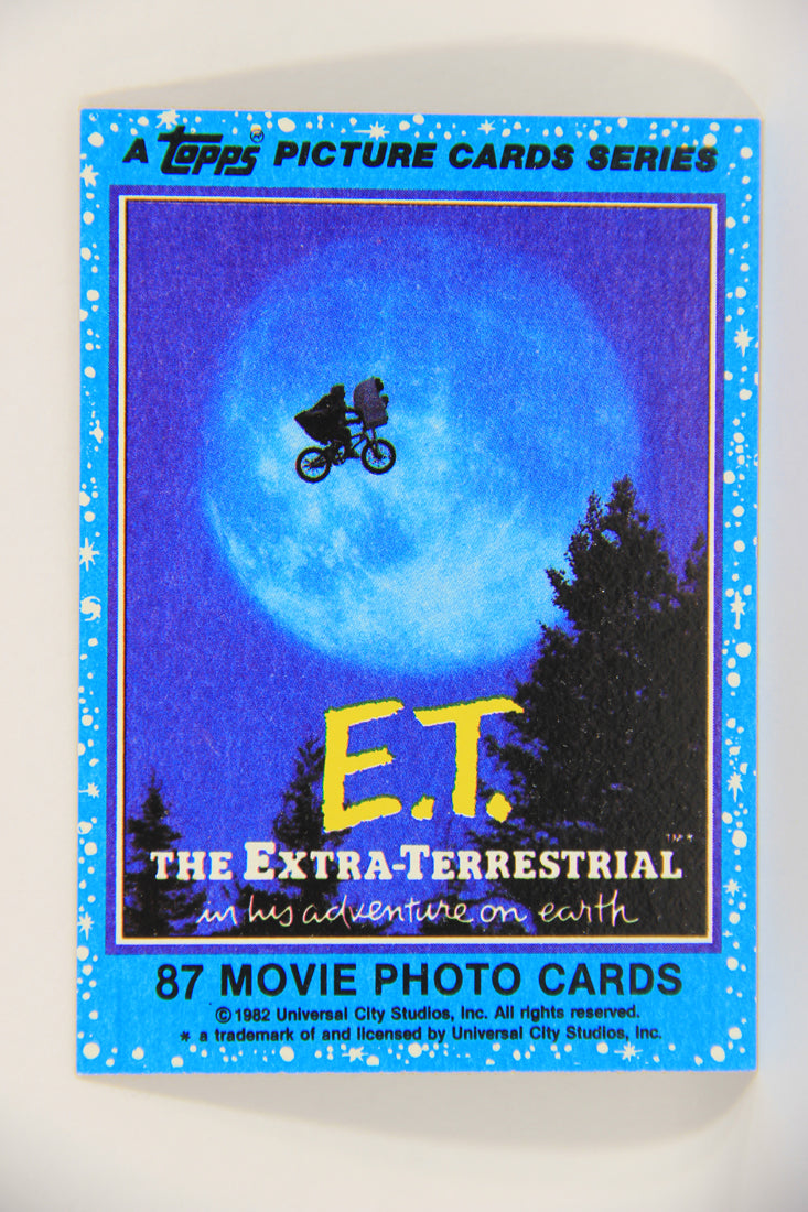 E.T. The Extra-Terrestrial 1982 Trading Card #1 Introduction ( Title Card ) ENG Topps L021963