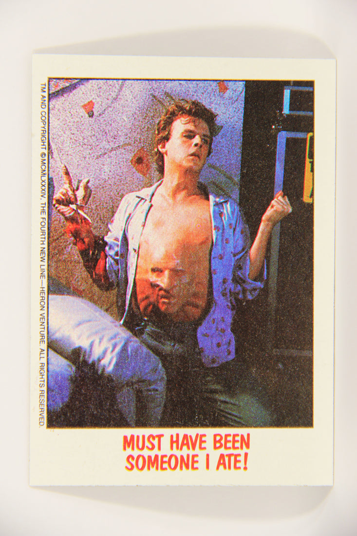 Fright Flicks 1988 Trading Card #15 Must Have Been Someone I Ate NOES 2 ENG Topps L021966